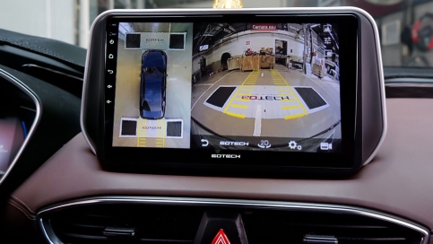 Màn hình DVD Android liền camera 360 Hyundai Santafe 2021 - nay | Gotech GT360 Plus